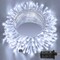 120 LED 40FT String Lights – Connectable Waterproof Fairy Lights with Timer & 8 Modes, Cool White, Plug-in for Indoor & Outdoor Christmas, Bedroom, Patio, and Holiday Decor (Cool White)